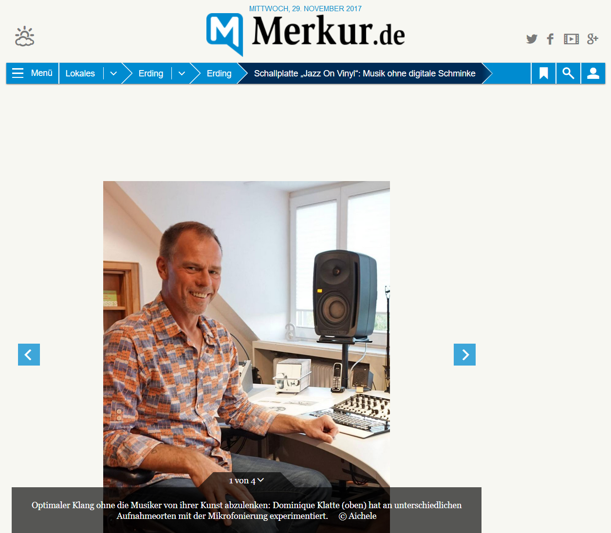Münchner Merkur vom 14.November 2017